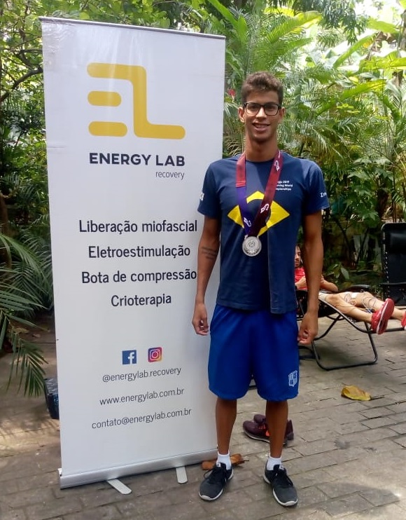 Guilherme Costa Nadador Medalhista Jogos Mundiais Militares Energy Lab Recovery